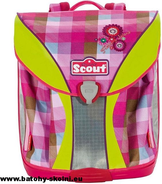 Školní batoh Scout Nano 4 dílný set Květiny - Doprava Zdarma - obrázek 2