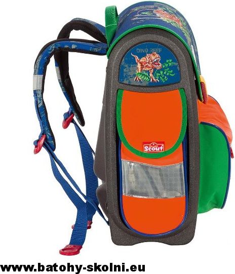 Školní aktovka Scout Buddy 4 dílný set Dinosauři - Doprava Zdarma - obrázek 4