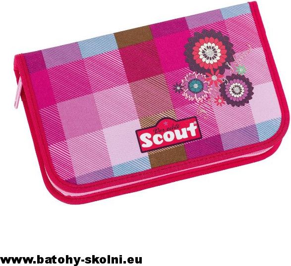 Školní aktovka Scout Buddy 4 dílný set Květiny - Doprava Zdarma - obrázek 9
