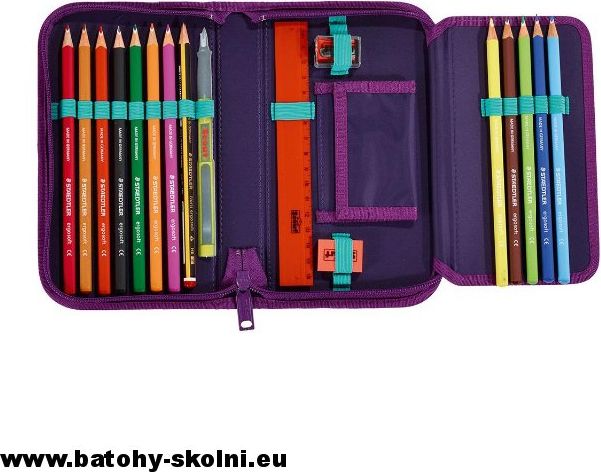 Školní aktovka Scout Buddy 4 dílný set Květiny - Doprava Zdarma - obrázek 10