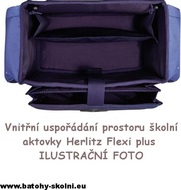 Školní aktovka Herlitz 4 dílný set Flexi plus Motýl - Doprava zdarma - obrázek 11