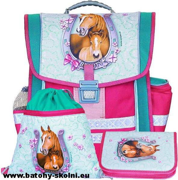 Školní aktovka Emipo Ergonomic 3 dílný set > varianta Beauty - obrázek 1