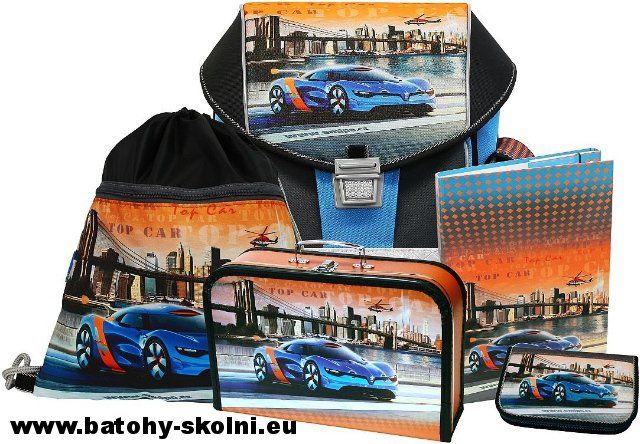 Školní aktovka Emipo 5 dílný set Ergo One > varianta Top car - obrázek 7