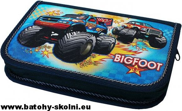 Školní penál Emipo pouzdro 2 klopy Bigfoot - obrázek 1