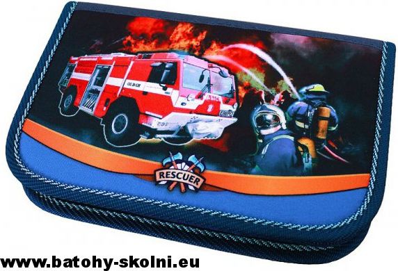 Školní penál Emipo pouzdro 2 klopy Rescuer - obrázek 1