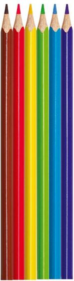 Školní trojhranné pastelky Maped Color Peps 6 ks barev - obrázek 3