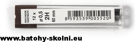 Tuhy do mikrotužky Koh-i-noor 4152 tvrdost 2H průměr 0.5 mm grafitové - obrázek 1