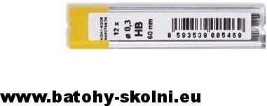 Tuhy do mikrotužky Koh-i-noor 4132 tvrdost HB průměr 0.3 mm grafitové - obrázek 1