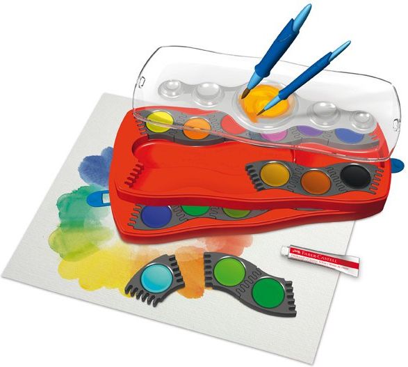 Vodové barvy Faber Castell 24 barev 24 mm - obrázek 2