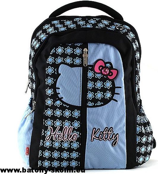 Školní batoh Target Hello Kitty modré květinky - Doprava Zdarma - obrázek 1
