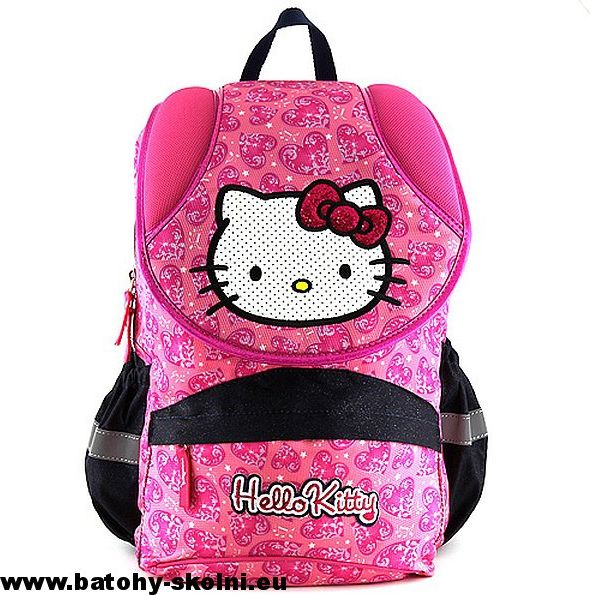 Školní batoh Hello Kitty růžové srdíčka - Doprava Zdarma - obrázek 1