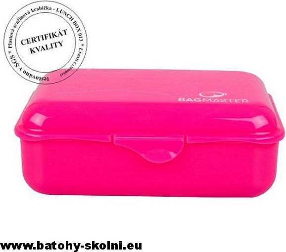 Krabička na svačinu Bagmaster Lunch box 013 A Pink - obrázek 1