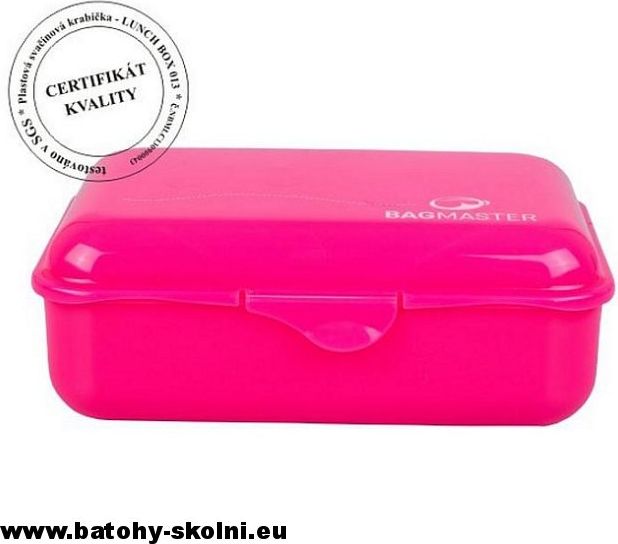 Krabička na svačinu Bagmaster Lunch box 013 A Pink - obrázek 2