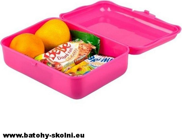 Krabička na svačinu Bagmaster Lunch box 013 A Pink - obrázek 3