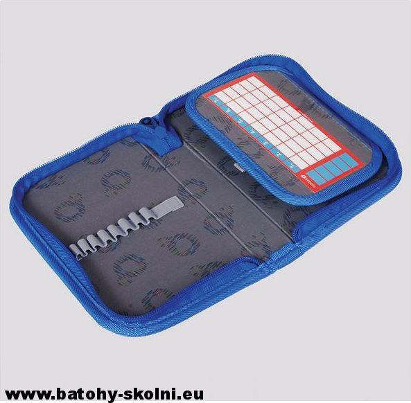 Jednopatrové školní pouzdro Topgal penál CHI 762 D Blue - obrázek 3