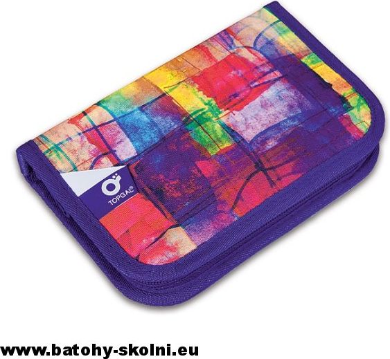 Jednopatrové školní pouzdro Topgal penál CHI 755 I Purple - obrázek 1