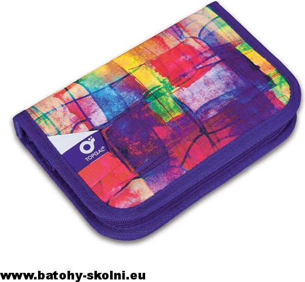 Jednopatrové školní pouzdro Topgal penál CHI 755 I Purple - obrázek 2