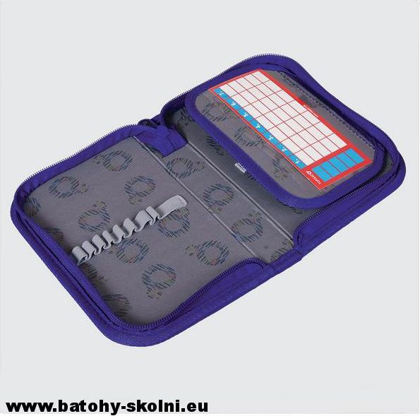 Jednopatrové školní pouzdro Topgal penál CHI 755 I Purple - obrázek 3