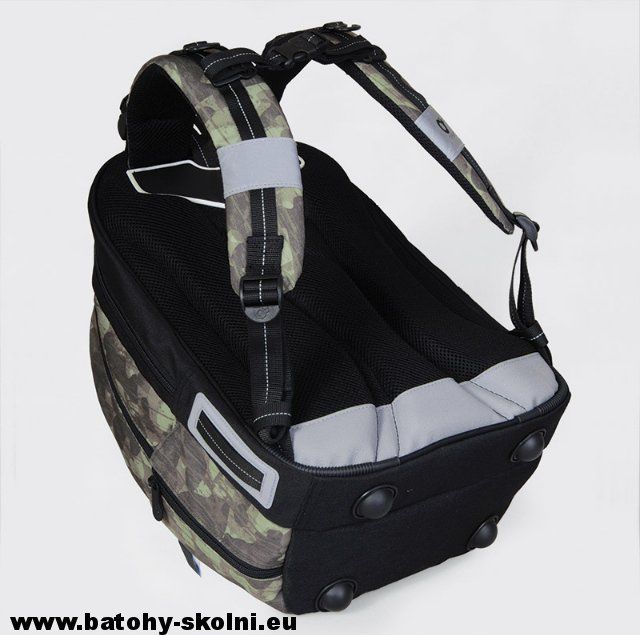 Školní batoh Topgal 4 dílný set Large CHI 752 R Khaki - Doprava Zdarma - obrázek 5