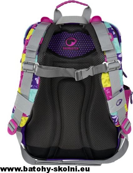 Školní batoh Bagmaster Galaxy 6 B Motýl - Doprava Zdarma - obrázek 8