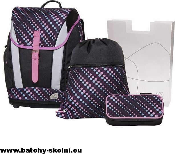 Školní aktovka Schneiders Soft Tribe Vibe 4 dílný set - Doprava Zdarma - obrázek 2