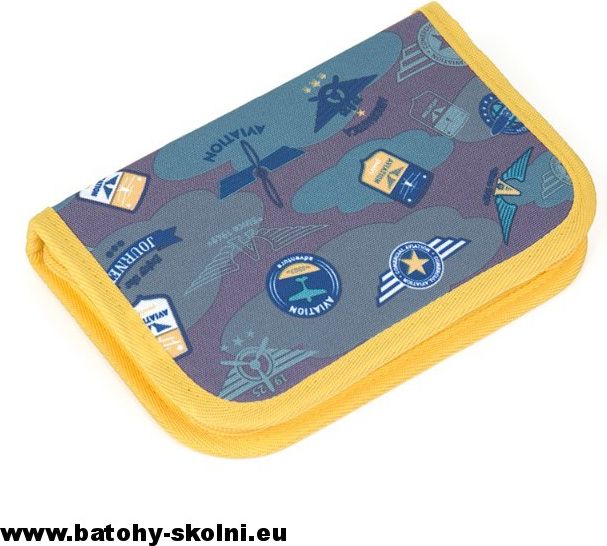 Jednopatrové školní pouzdro Topgal penál CHI 808 D Blue - obrázek 3
