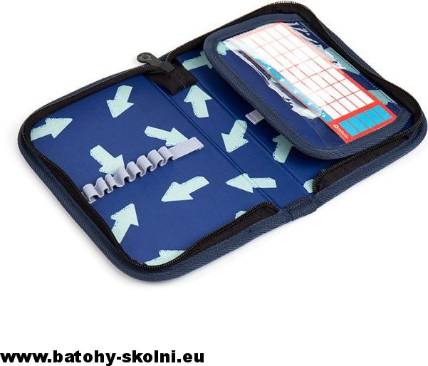 Jednopatrové školní pouzdro Topgal penál CHI 808 D Blue - obrázek 4