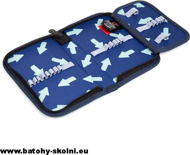 Jednopatrové školní pouzdro Topgal penál CHI 808 D Blue - obrázek 5