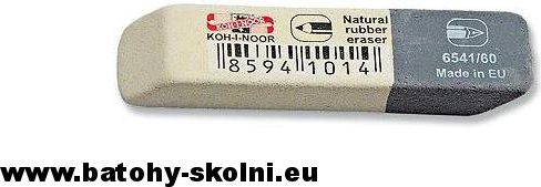Kombinovaná guma pryž šedo bílá velká 6541 - 60 Koh-i-noor - obrázek 1