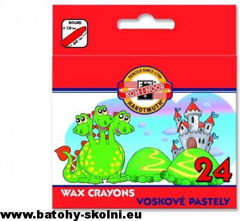 Voskovky Koh-i-noor kulaté sada 5823402-24 ks - obrázek 1