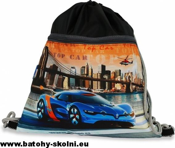 Školní sáček na cvičky Emipo Top Car auro > varianta 7. - obrázek 1