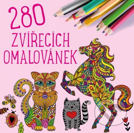 280 zvířecích omalovánek (BOX) - Yulia Mamonova - obrázek 1
