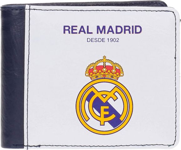 JOUMMABAGS Peněženka Real Madrid white 10x8 cm - obrázek 1