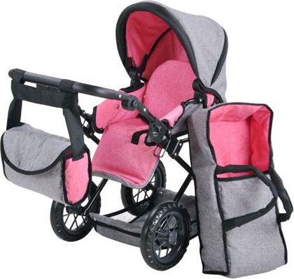 Knorr Kočárek pro panenky Ruby 22 Jeans grey 537x64 cm - obrázek 1
