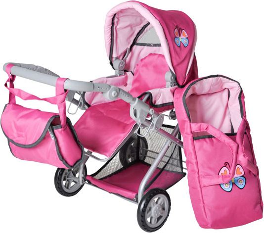 Knorr Kočárek pro panenky Kyra 88 Butterfly 48x42x62 cm - obrázek 1