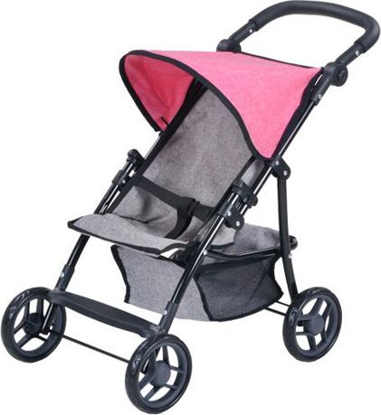 Knorr Kočárek pro panenky Liba 22 Jeans grey 54x35x44 cm - obrázek 1