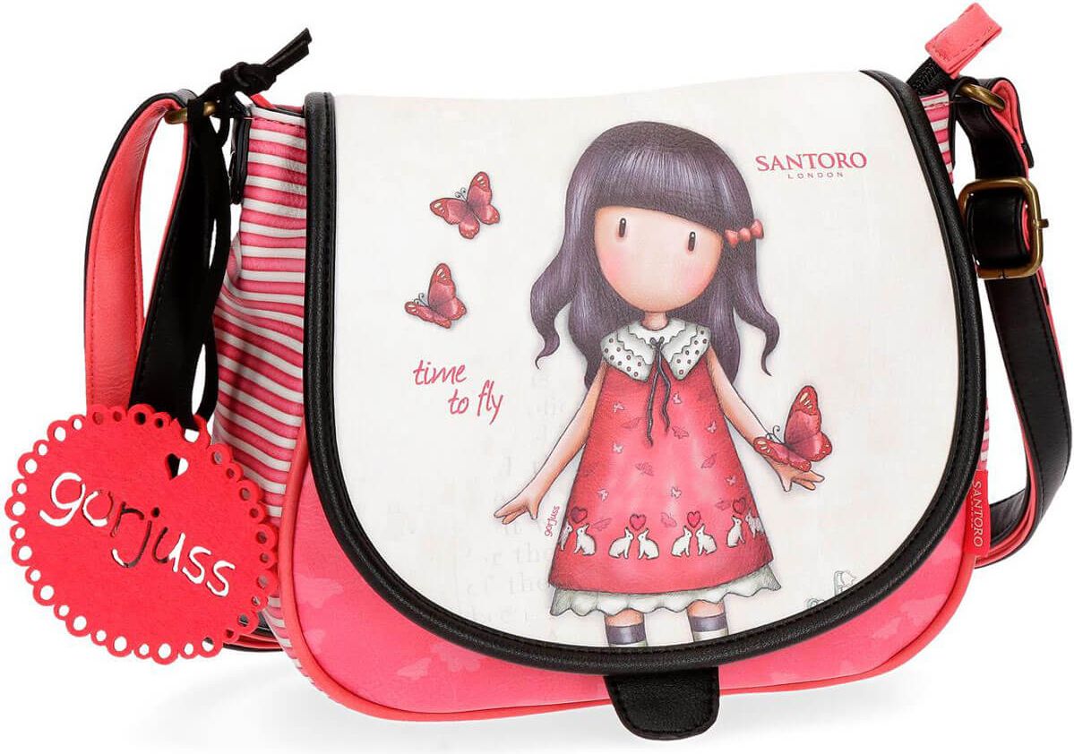 JOUMMABAGS kabelka Gorjuss Time To Fly PU, 23 cm - obrázek 1