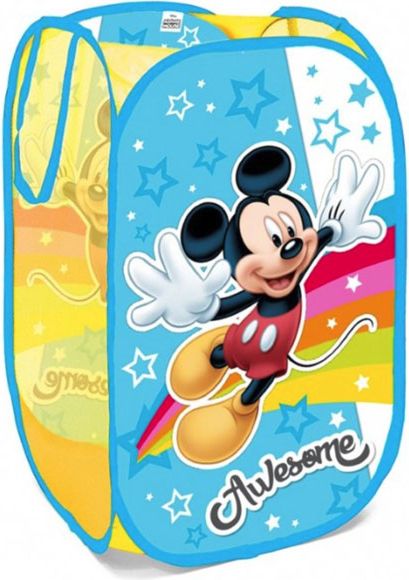 SEVEN Koš na hračky Mickey Mouse Textil, plast, 58x36x36 cm - obrázek 1