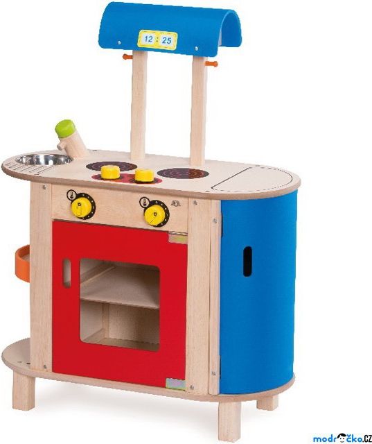 Kuchyň - Dětská kuchyňka dřevěná (Wonderworld) - obrázek 1