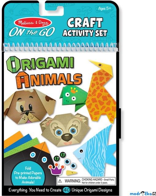 Kreativní sada - Na cestu, Origami, 40ks (M&D) - obrázek 1