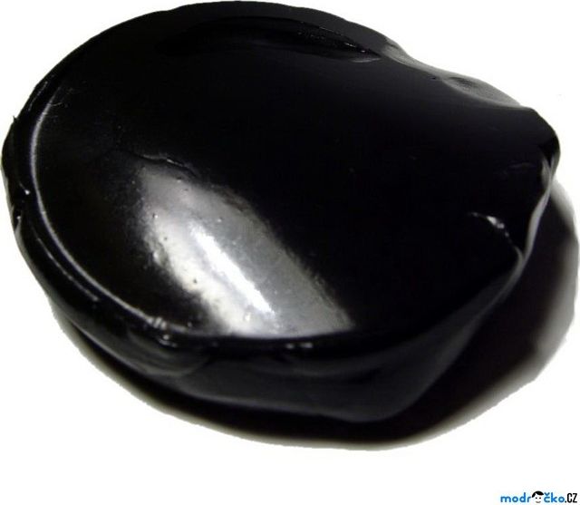 Inteligentní plastelína - základní, Černá - obrázek 1