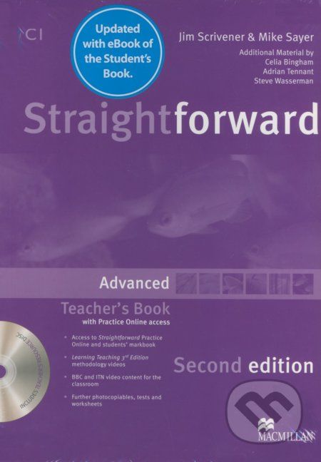 Straightforward - Advanced - Teacher's Book - Jim Scrivener, Mike Sayer - obrázek 1