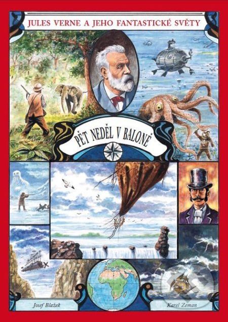 Pět neděl v baloně - Josef Blažek, Karel Zeman (ilustrátor) - obrázek 1