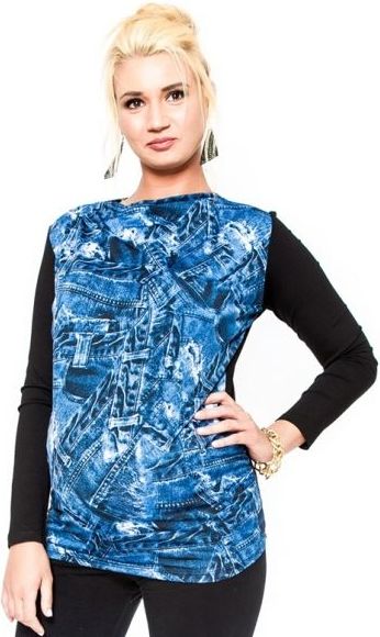 Těhotenské triko/halenka  Be MaaMaa - ZINA - L/XL - obrázek 1