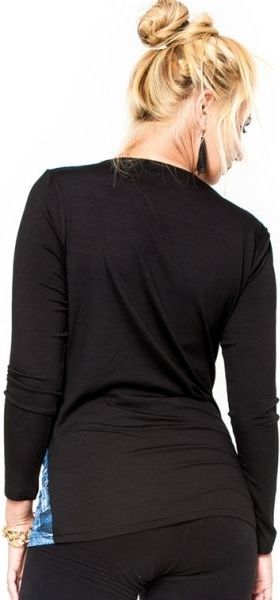 Těhotenské triko/halenka  Be MaaMaa - ZINA - L/XL - obrázek 3