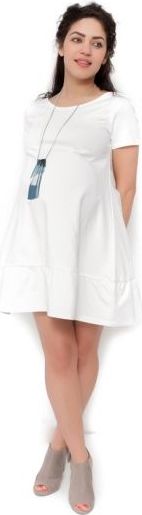 Těhotenské šaty Adela - ecru - XL / XL (42) - obrázek 4