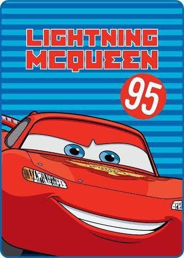 Licenční dečka velká - Cars červený - obrázek 1