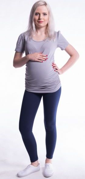 Těhotenské legíny - granát - XL / XL (42) - obrázek 1