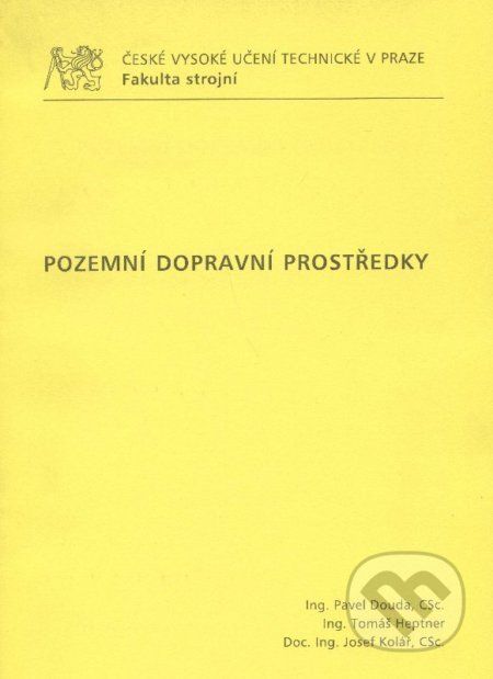 Pozemní dopravní prostředky - Pavel Douda - obrázek 1