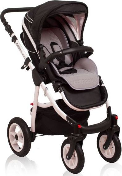 Kočárek APRILIA Coto Baby 2v1 - dark grey - obrázek 3